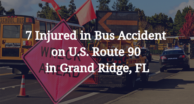 7 Injured in Bus Accident on U.S. Route 90 in Grand Ridge, FL