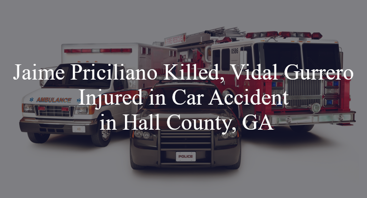 jaime priciliano vidal gurrero car accident hall county ga