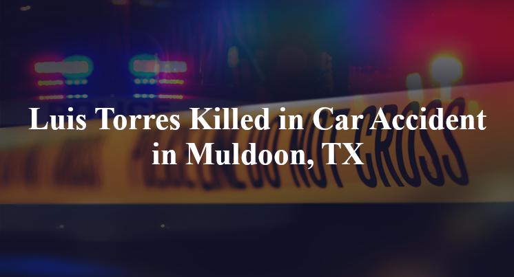 Luis Torres Killed in Car Accident in Muldoon, TX