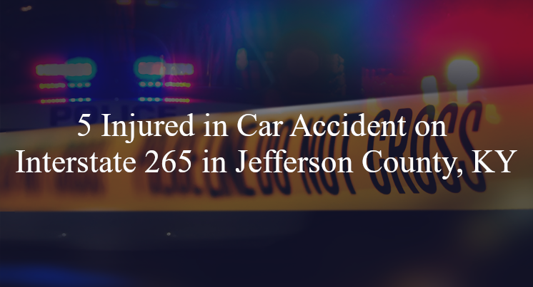 car accident jefferson county ky i 265 i 71