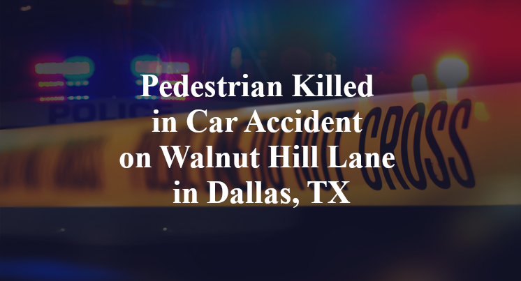 Pedestrian Killed in Car Accident on Walnut Hill Lane in Dallas, TX