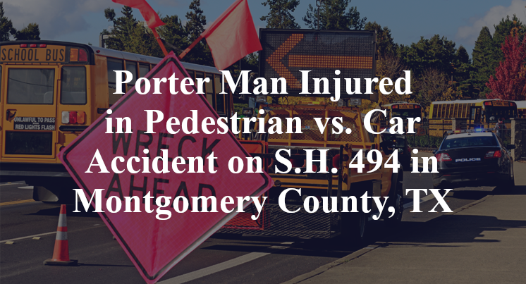 Porter Man Injured in Bicycle vs. Car Accident on S.H. 494 in Montgomery County, TX