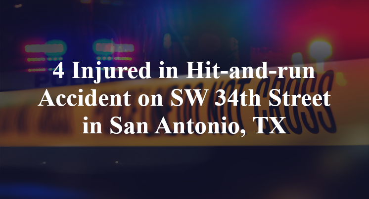 Hit-and-run Accident on SW 34th Street in San Antonio, TX