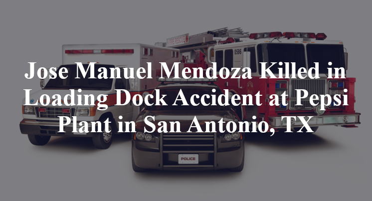 Jose Manuel Mendoza Pepsi Plant in San Antonio, TX