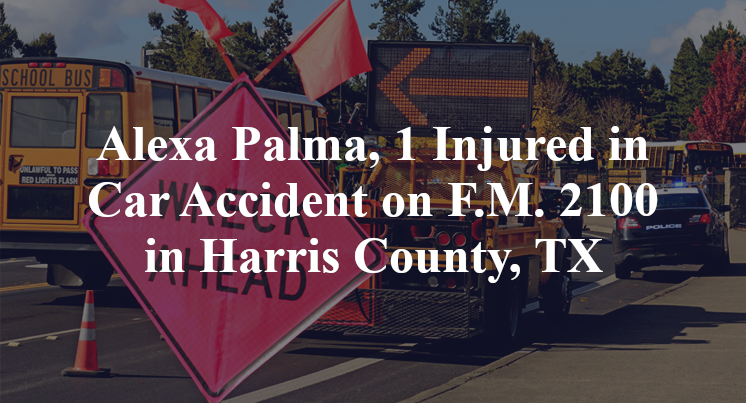Alexa Palma, 1 Injured in Car Accident on F.M. 2100 in Harris County, TX